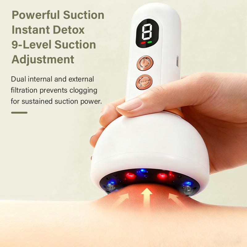 Electric Massager, Meridian Body Massage Brush, Cupping Therapy Kit, Scratch Therapy Device, USB Rechargeable, New Condition, Smart Cupping Machine