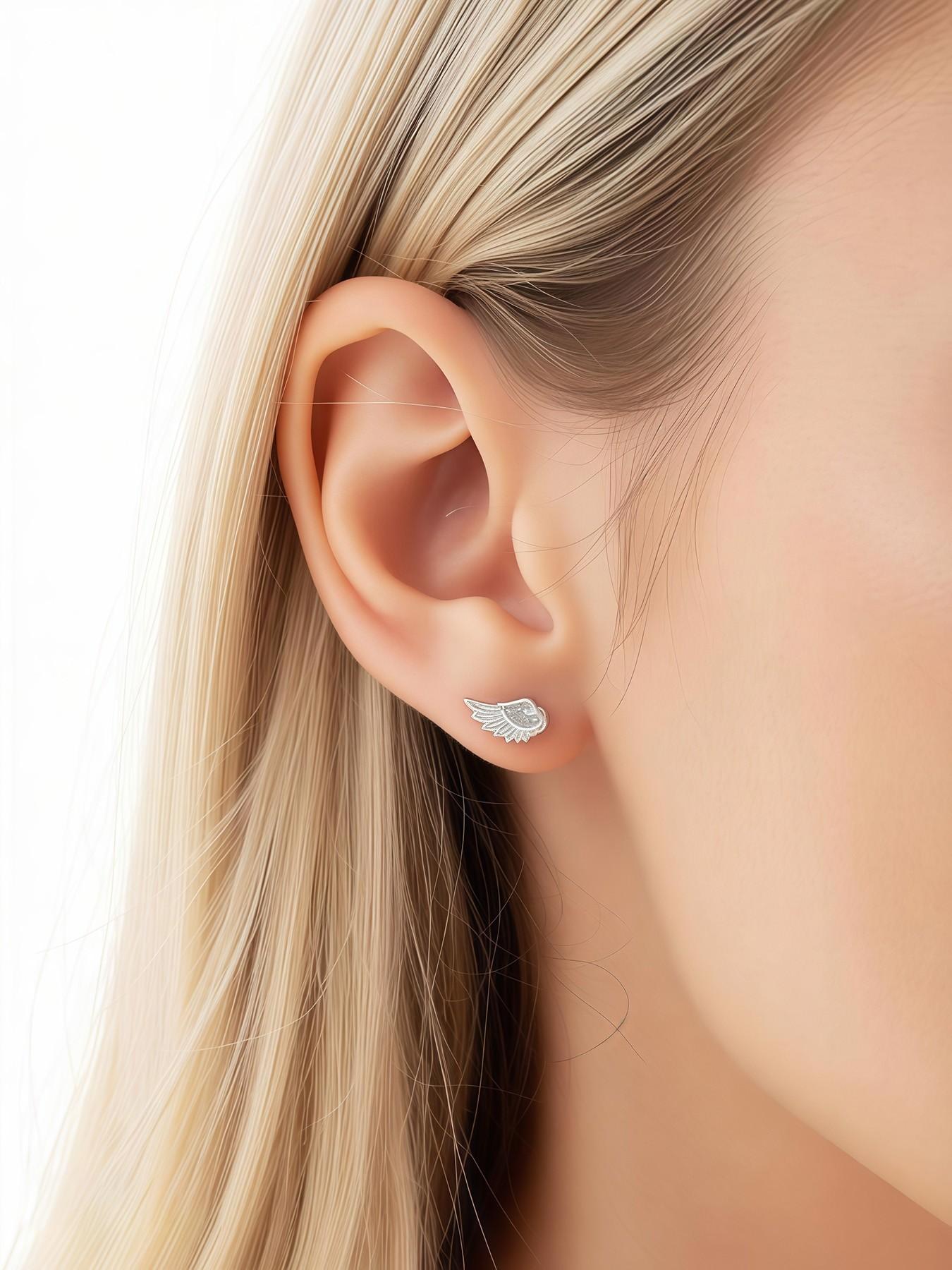Elegant Angel Wing Earrings for Women Minimalist Daily & Party Jewelry Perfect Gift for Anniversary Birthday