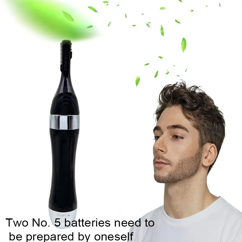 New battery powered shaver, multifunctional men's painless hair removal device, washable electric eyebrow trimmer hair trimmers that can be used all over the body (requires 2 batteries of size 5), suitable for holiday gifts