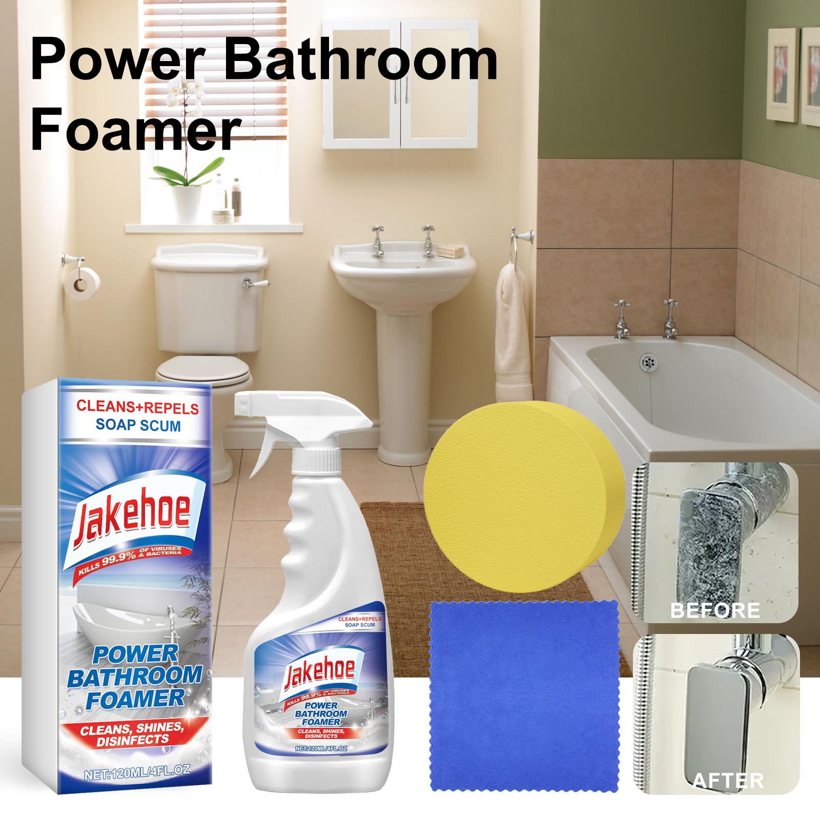 Bathroom Foam Cleaner Toilet, Bathroom, Bathtub, Sink, Tile Stain Remover, Descaling Cleaning Spray Household