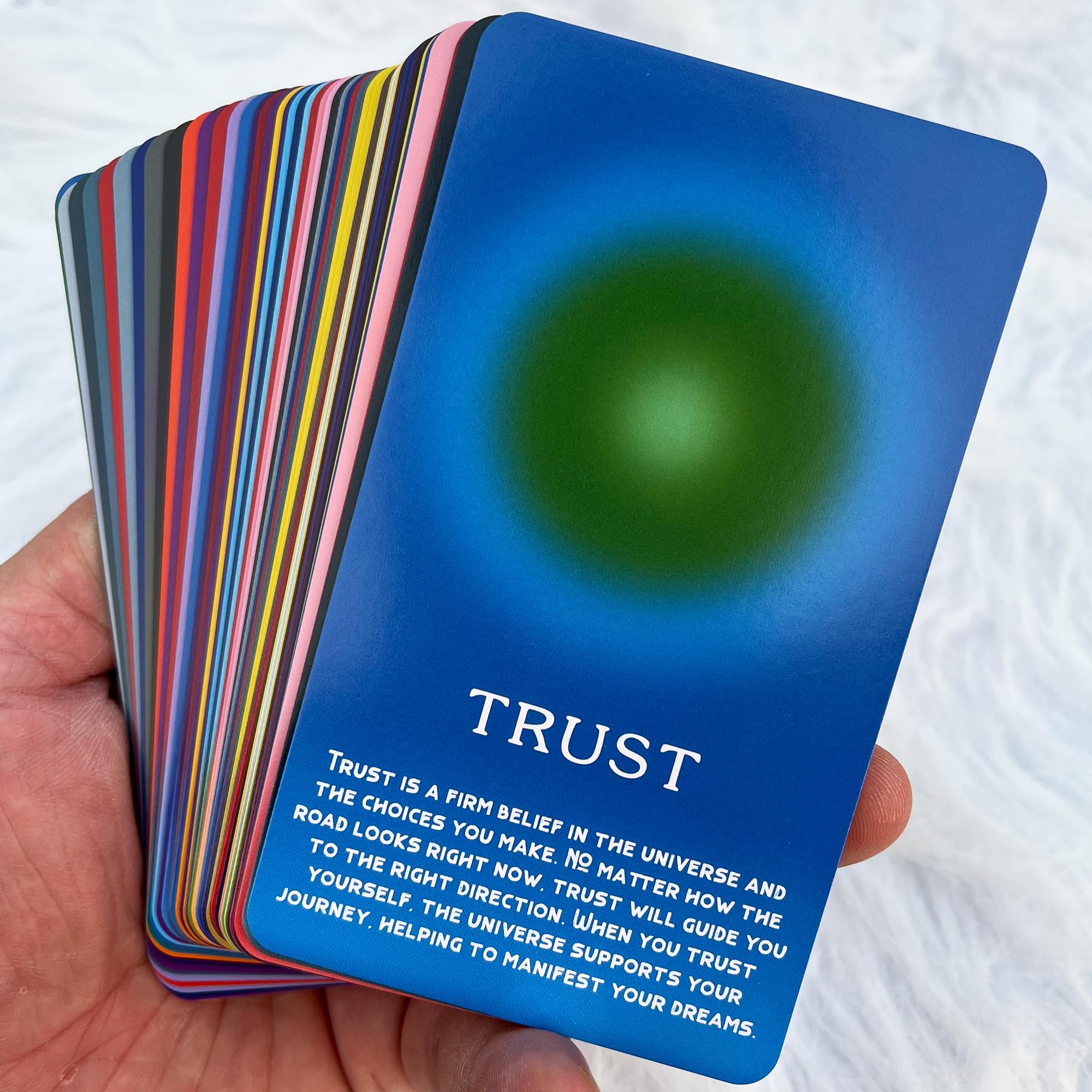 1 Box 56 Emotion Healing Oracle Cards, 56 Oracle Cards for Beginners, Mindfulness, and Spiritual Growth, Affirmation and Reflection Deck, Tarot Card Decks