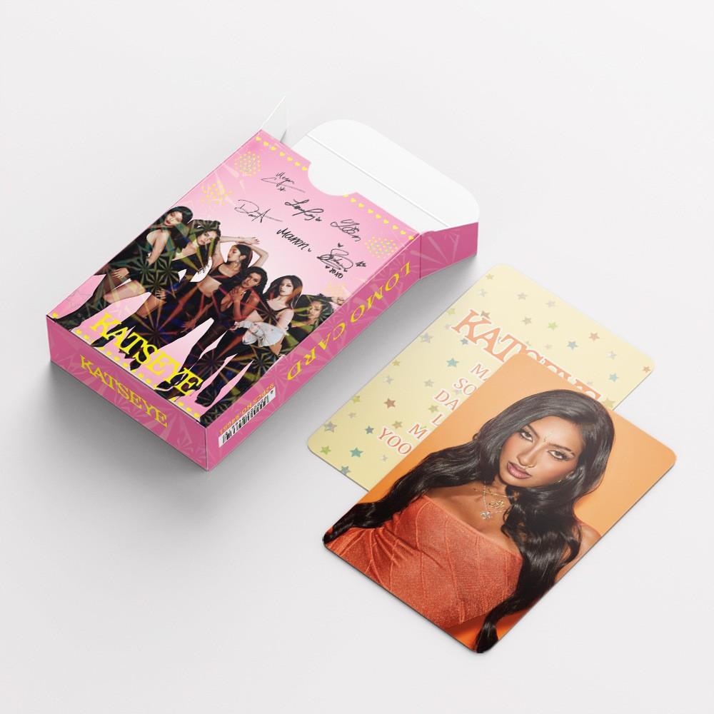 K-Pop Girl Group 3-Inch Double-Sided Lomo Card Decorative Photo Stickers, Fan Collection Accessories, Cross-Border Merchandise