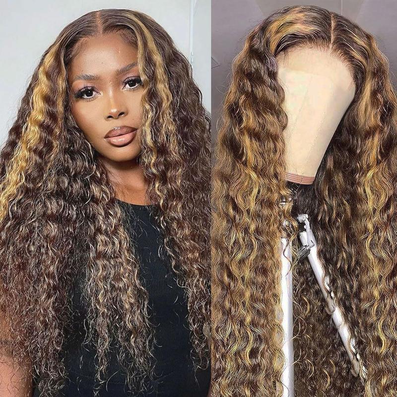 「Holiday Haul」Tahikie 99J Burgundy Colored 200% Density Deep Wave 13x6 Full Frontal HD Lace Front Curly Wave FB30 Highlight /Natural Black Human Hair Wigs For Women TikTokShopBlackFriday