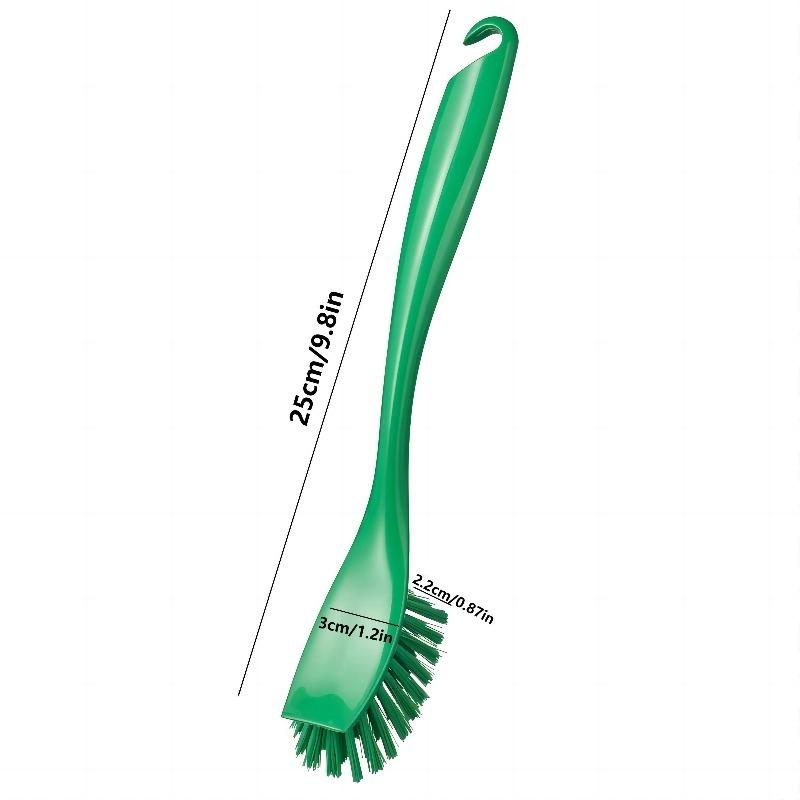 1pc Dish Brush, Long-Handled Multi-functional Kitchen Cleaning Brush