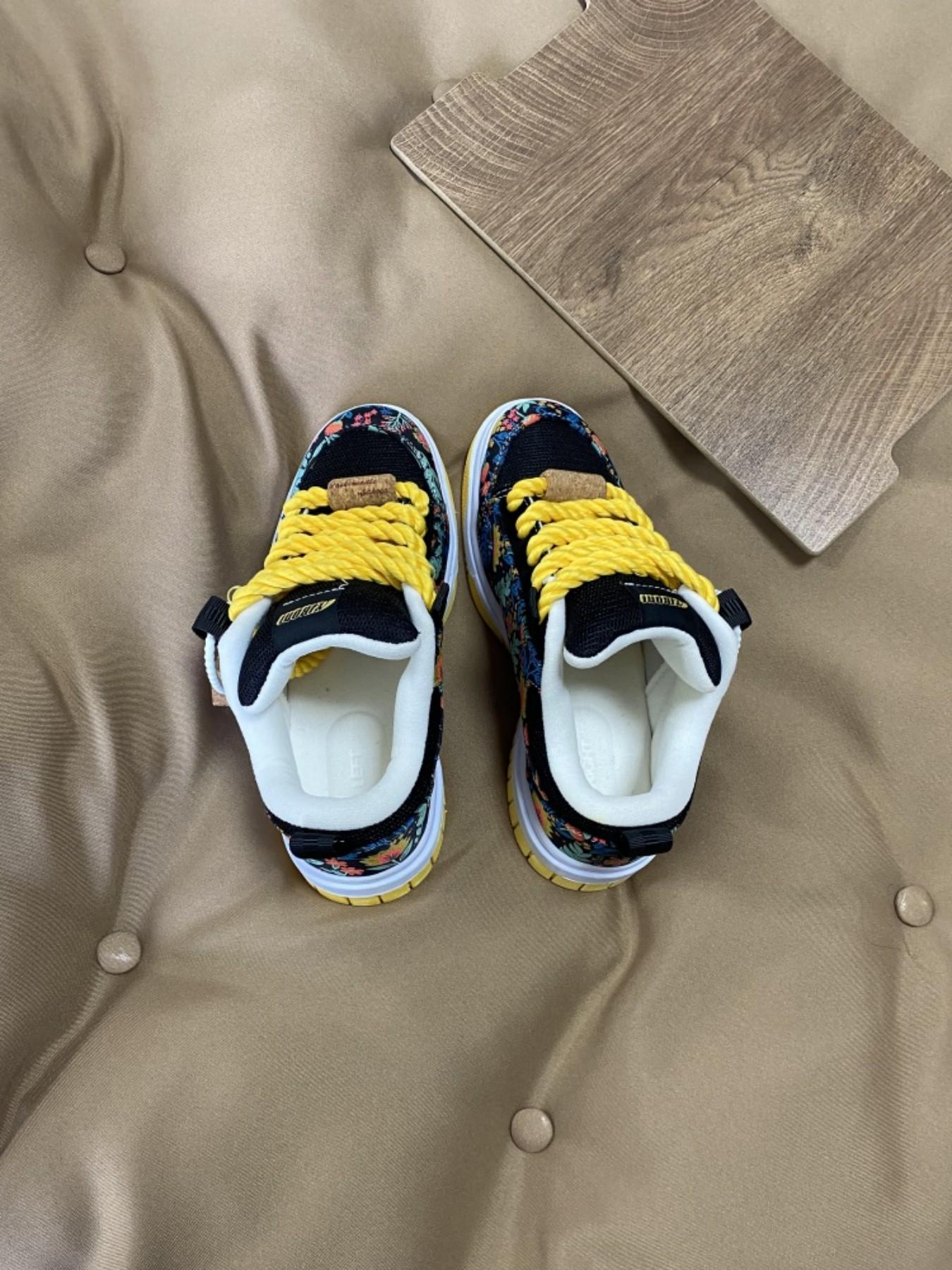 Men's Casual Canvas Shoes, Round Toe Lace-Up Flatforms, Anti-Slip Rubber Sole, Medium Width, All-Season Comfort, Size 48