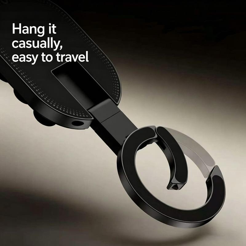 3-in-1 Magnetic Phone Holder Compatible for Magsafe iPhone 12/13/14/15/16/17, Foldable Carabiner Bracket with Double Lock & 360° Rotation, Rotatable Magnetic Clip, Ultra-Portable for Car Dashboard, Gym, Office, Desktop - Suitable for Smartphones/Tablets