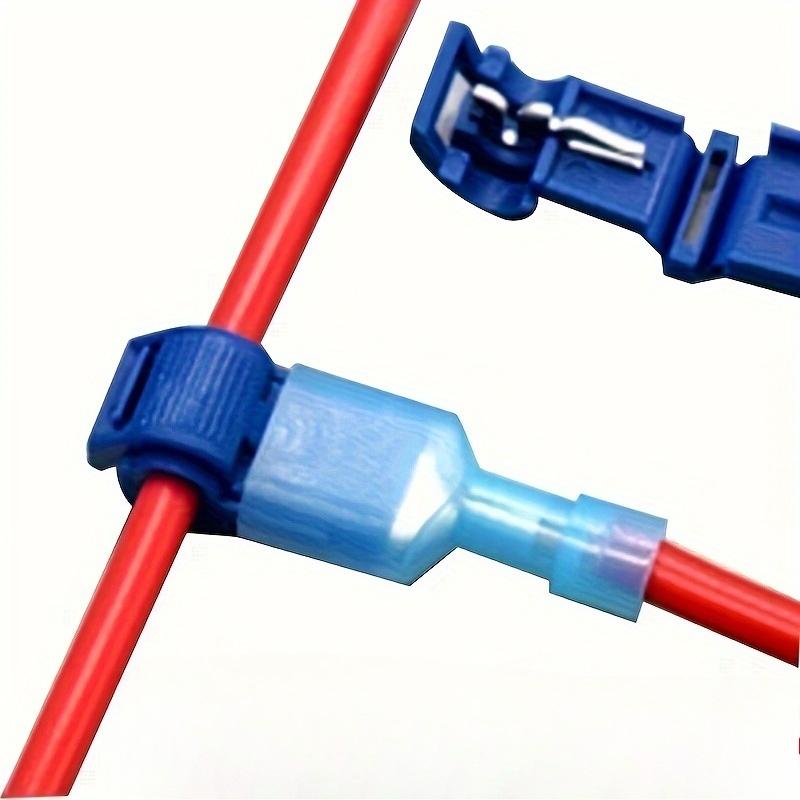 Fast Electrical Connector Curly Terminal: 25/50sets of Insulated Negative Terminals