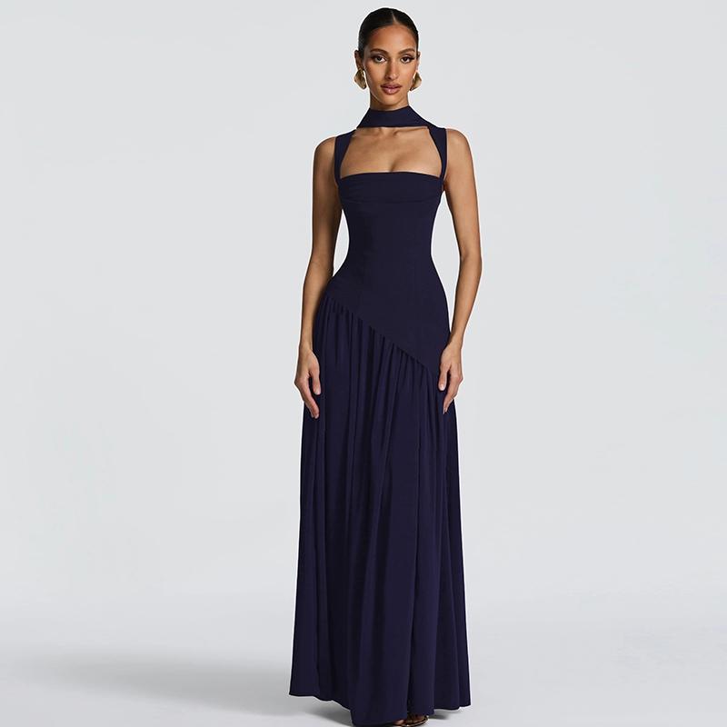 Women Summer Sexy Halter Party Club Evening Birthday Bodycon Long Dress