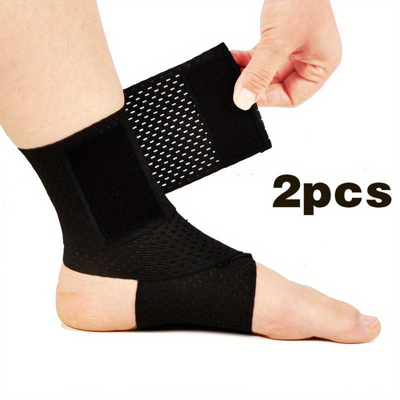 2pcs Breathable Ankle Support Straps, Adjustable Ankle Compression Socks, Sports Fitness Running Cycling Tennis, Foot Brace