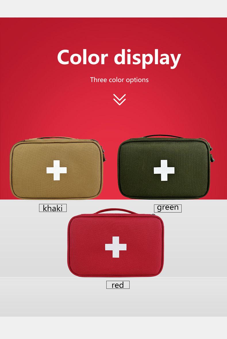 Jumahe Springtok Portable First Aid Kit with Handle,Essential for Home,Office,Car,Travel,Hunting,Camping,Medicine Storage Bag,Travel Accessories Packing Cubes,Toiletry Travel Bag,School Hygiene Bag