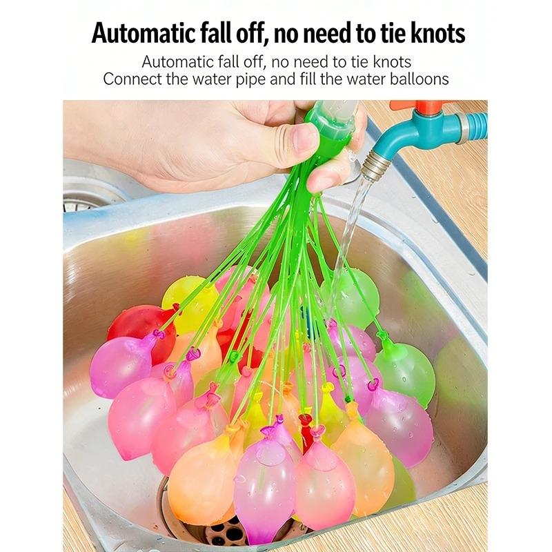 1 set / 2 sets / 3 sets of quick-fill balloons. Suitable for use as small gifts and atmosphere props at pool parties. Applicable to all kinds of parties. Easy and quick to fill.