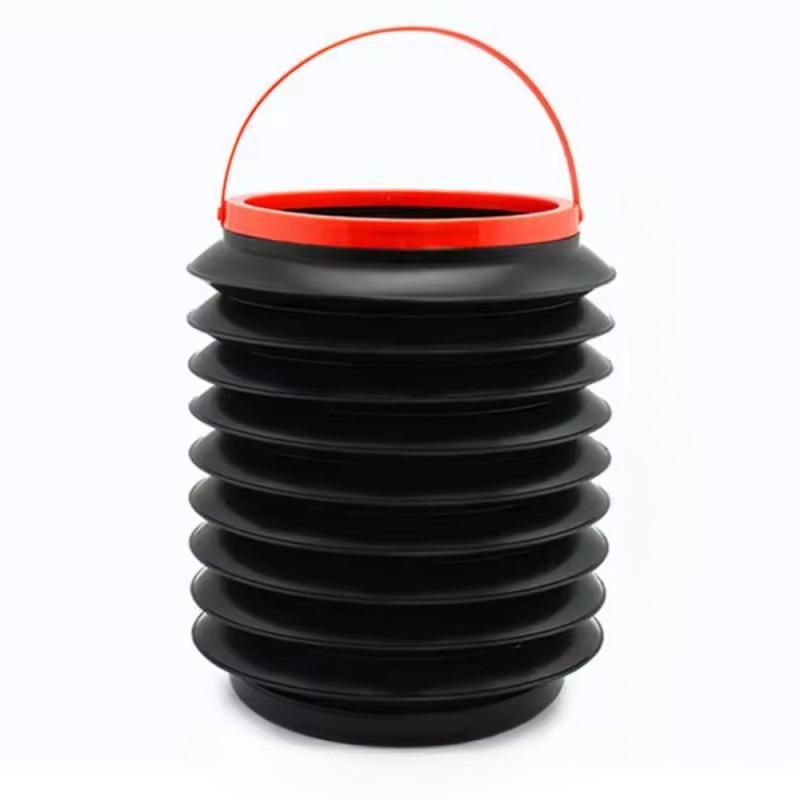 2-Pack 4L Collapsible Car Bucket with Lid, Multifunctional Foldable Trash Can & Storage Bin for Car, SUV, Truck, Camping, Travel, Portable Leakproof Automotive Interior Organizer