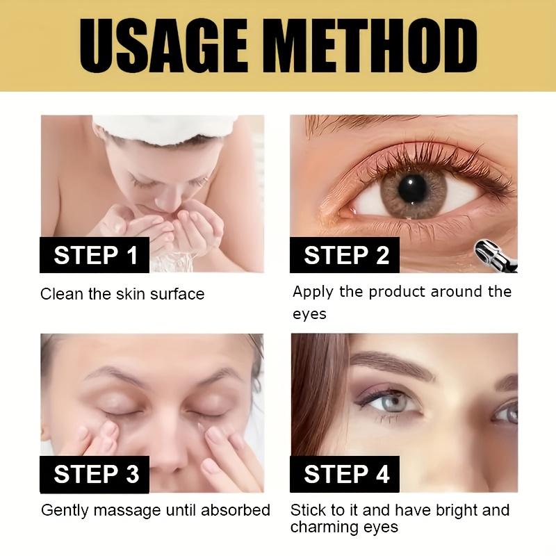 Instant Eye & Face Lift Cream: Rapid Under Eye Bags Wrinkle Smile Lines Forehead Lines Remover - Temporary Firming & Tightening Treatment in 2 Minutes - Retinol Eye Cream Anti Aging Anti Wrinkles 20g