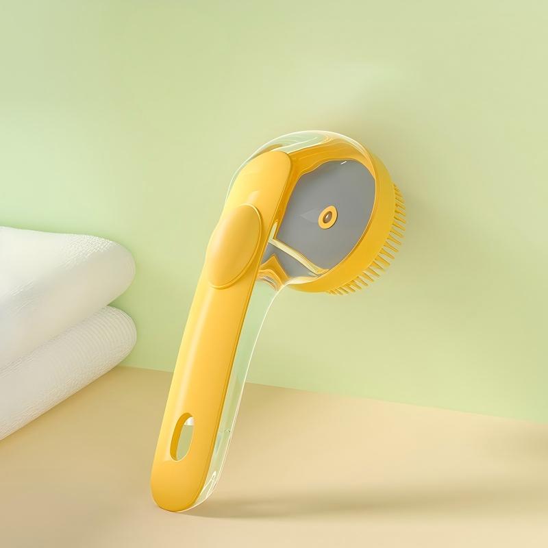 Pet Bath Brush for Cats and Dogs, Silicone Massage Brush, Dog Scratching Tool, Pet Grooming Supplies, Essential Pet Care Accessories