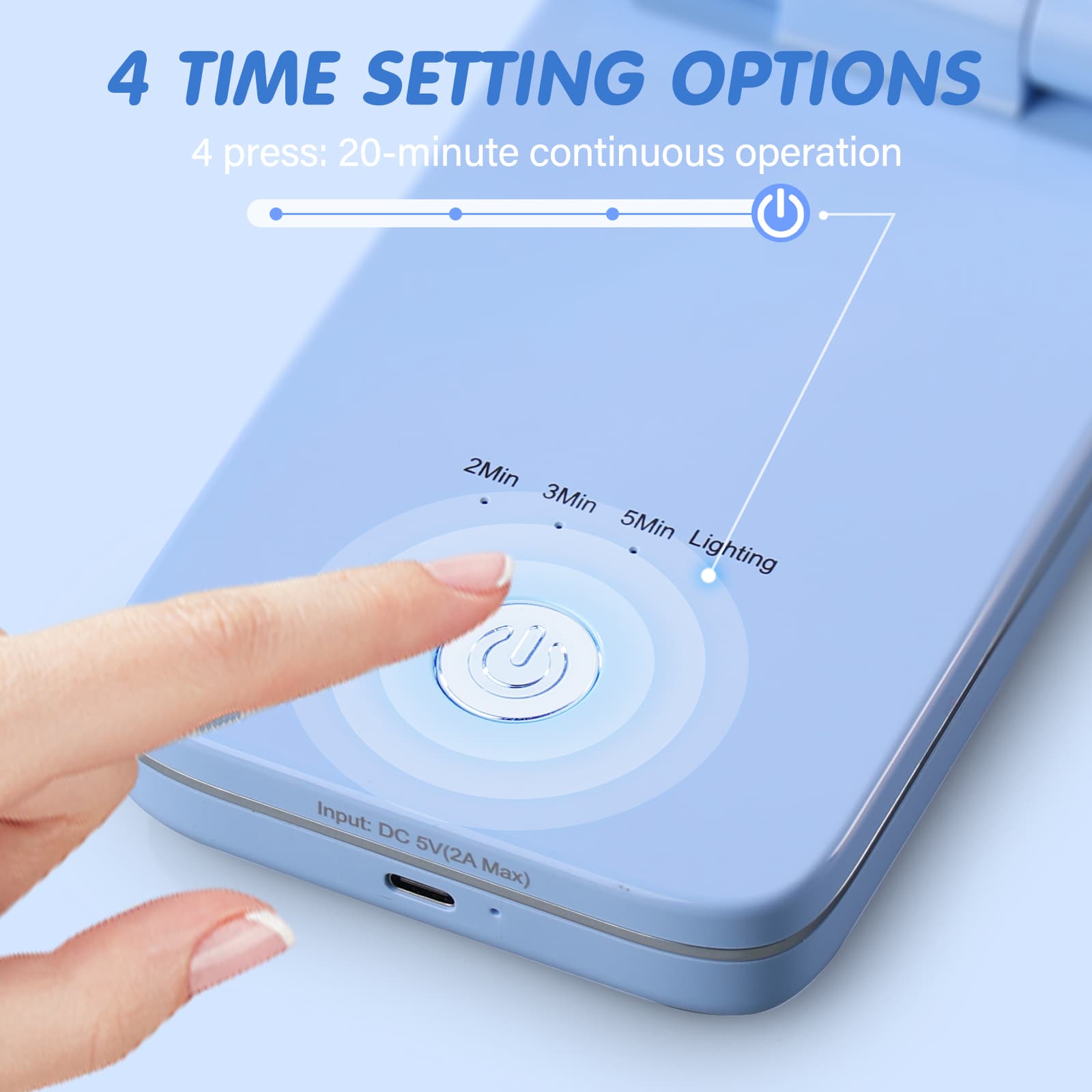 Premium Wireless UV Light,Foldable UV Light for Resin with Large Curing Area, Height Adjustable 20min Continuous UV Light for Resin Curing, Resin Molds, Jewelry Making, DIY Craft - LET'S RESIN