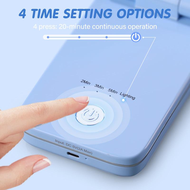 Premium Wireless UV Light,Foldable UV Light for Resin with Large Curing Area, Height Adjustable 20min Continuous UV Light for Resin Curing, Resin Molds, Jewelry Making, DIY Craft - LET'S RESIN