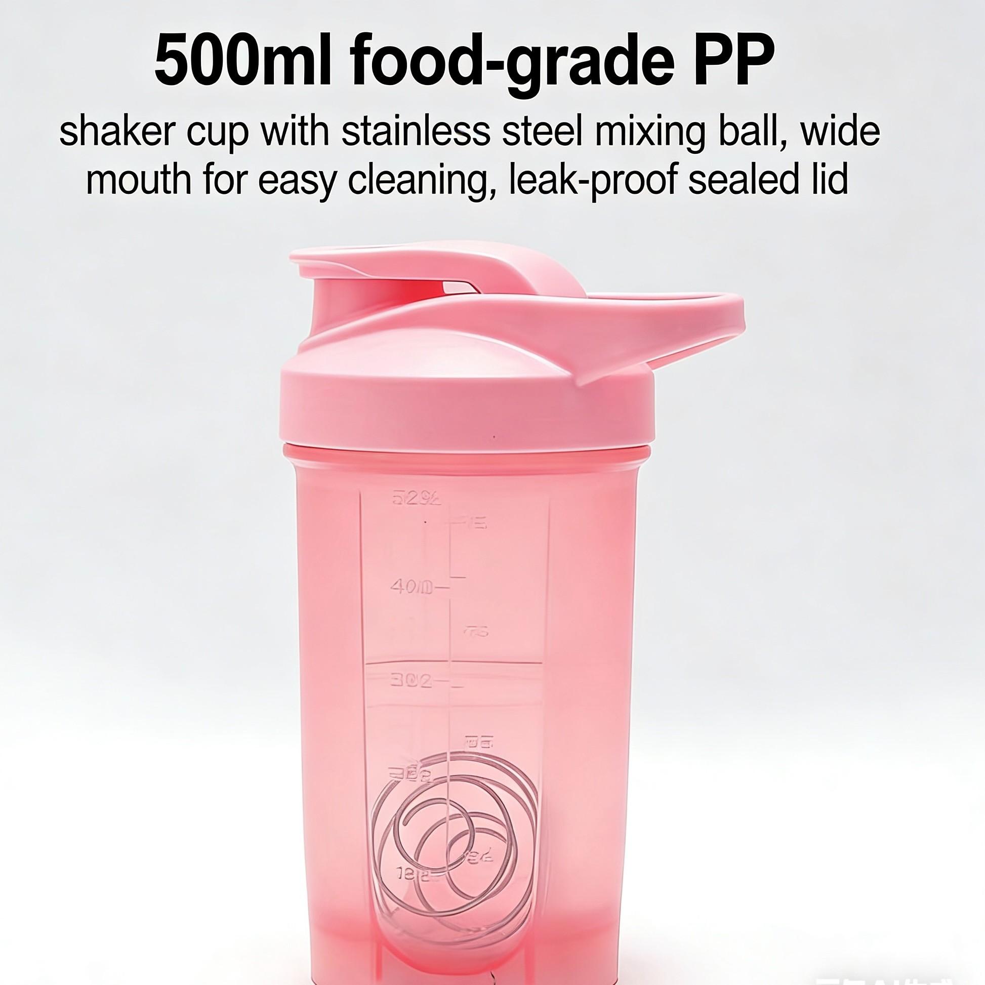 500ML Protein Shaker Cup, BPA-Free Blender Bottle for Smoothies & Sports Drinks, Ideal Gift for Family, Made of Polypropylene