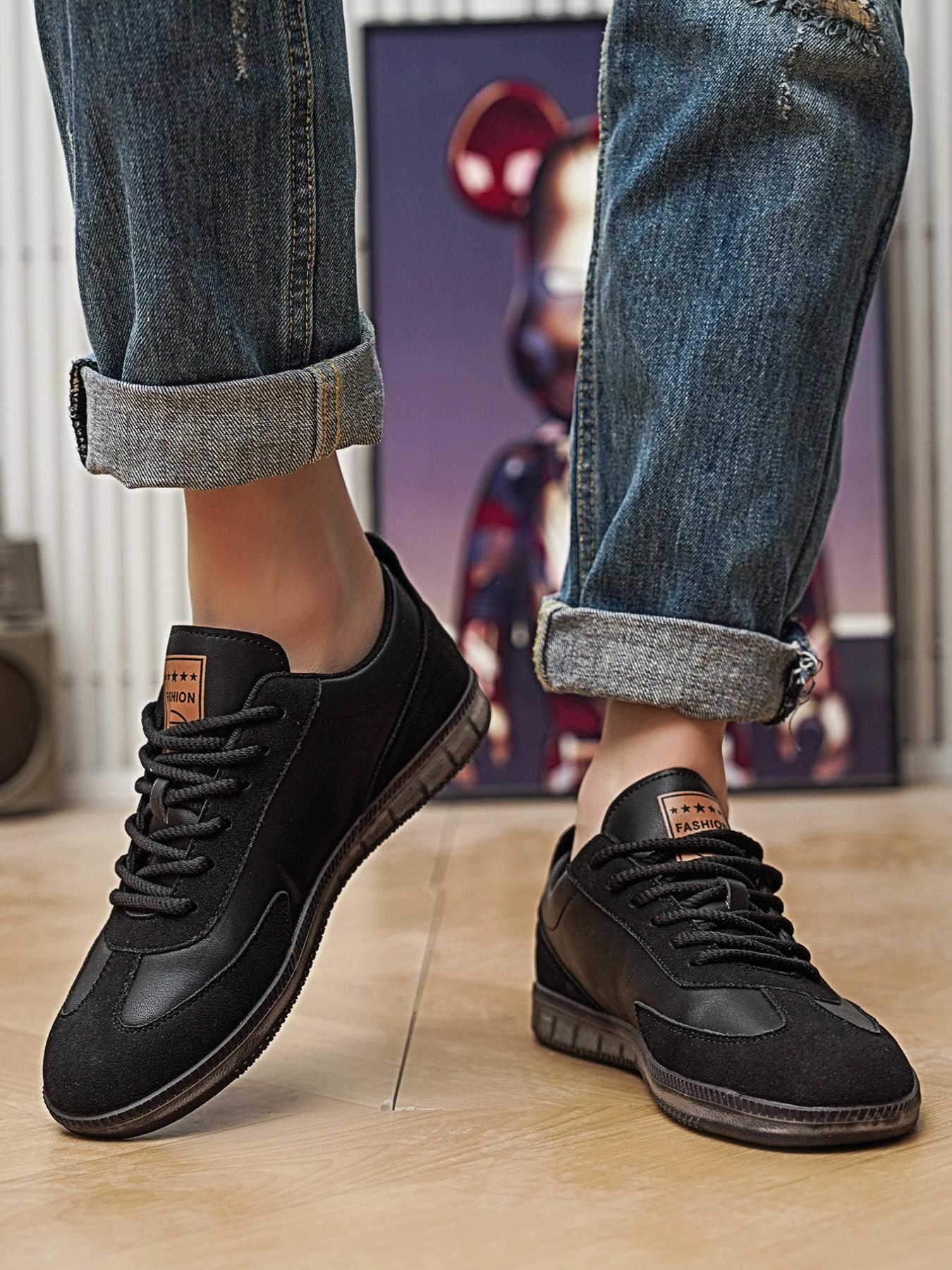 Men's Casual Sneakers 2026 New Spring Collection, Soft Sole Comfortable Shoes for Students, Trendy Boardwalk Style Footwear