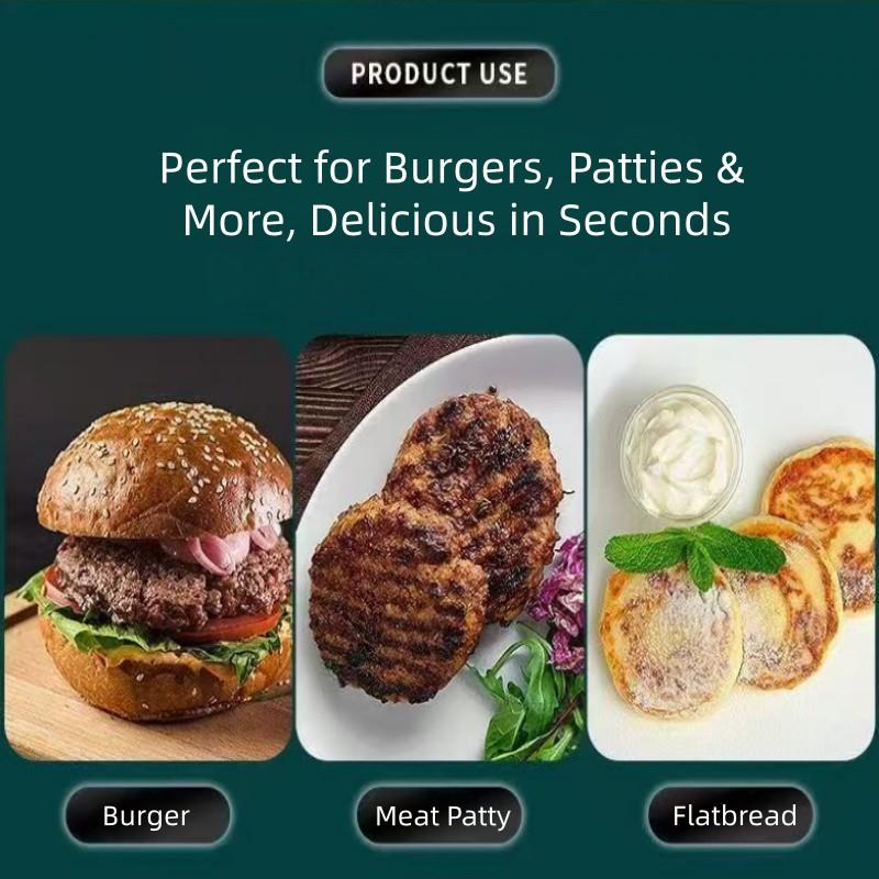 Stainless Steel Meat Presser Burger Mold Kitchen Tool, Beef Patty Press Board, 1pcs Stainless Steel Food Grade Safe Material