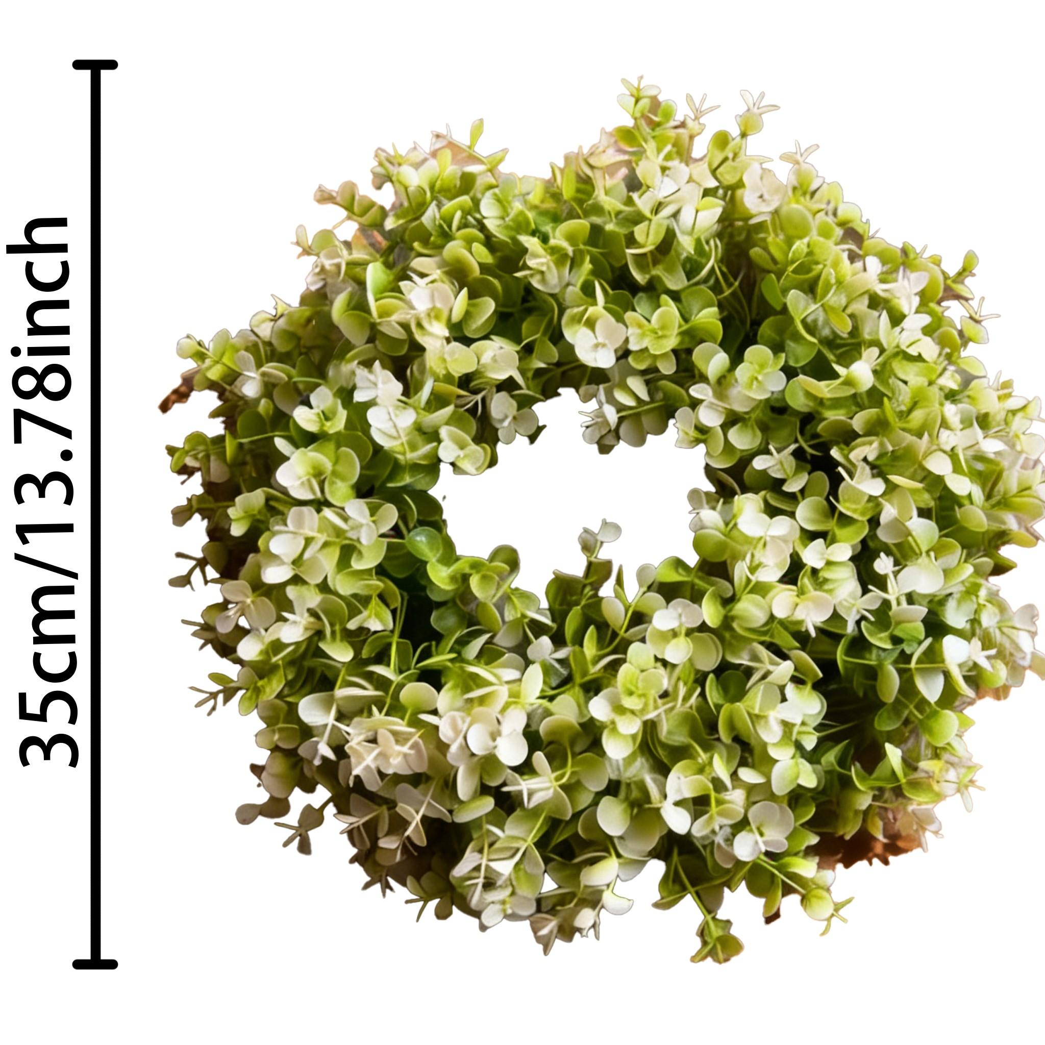 Artificial Eucalyptus Tree and Wreath, Perfect for Spring Summer Easter Mother's Day Graduation Decor, Home Garden Patio Porch Barn Door