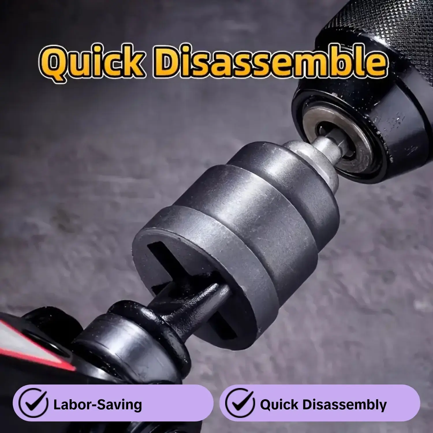 General labor-saving tire replacement tool Tire Change Tool for household and car maintenance - quick disassembly tire specific jack socket wrench Automotive Repair Tools Tires Changer Tool