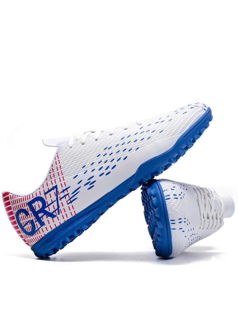 Professional Men's TF Soccer Shoes, Anti-Slip Wear-Resistant Outdoor Sports Training Boots, Comfortable Breathable Artificial Grass Cleats, Football Field Boots