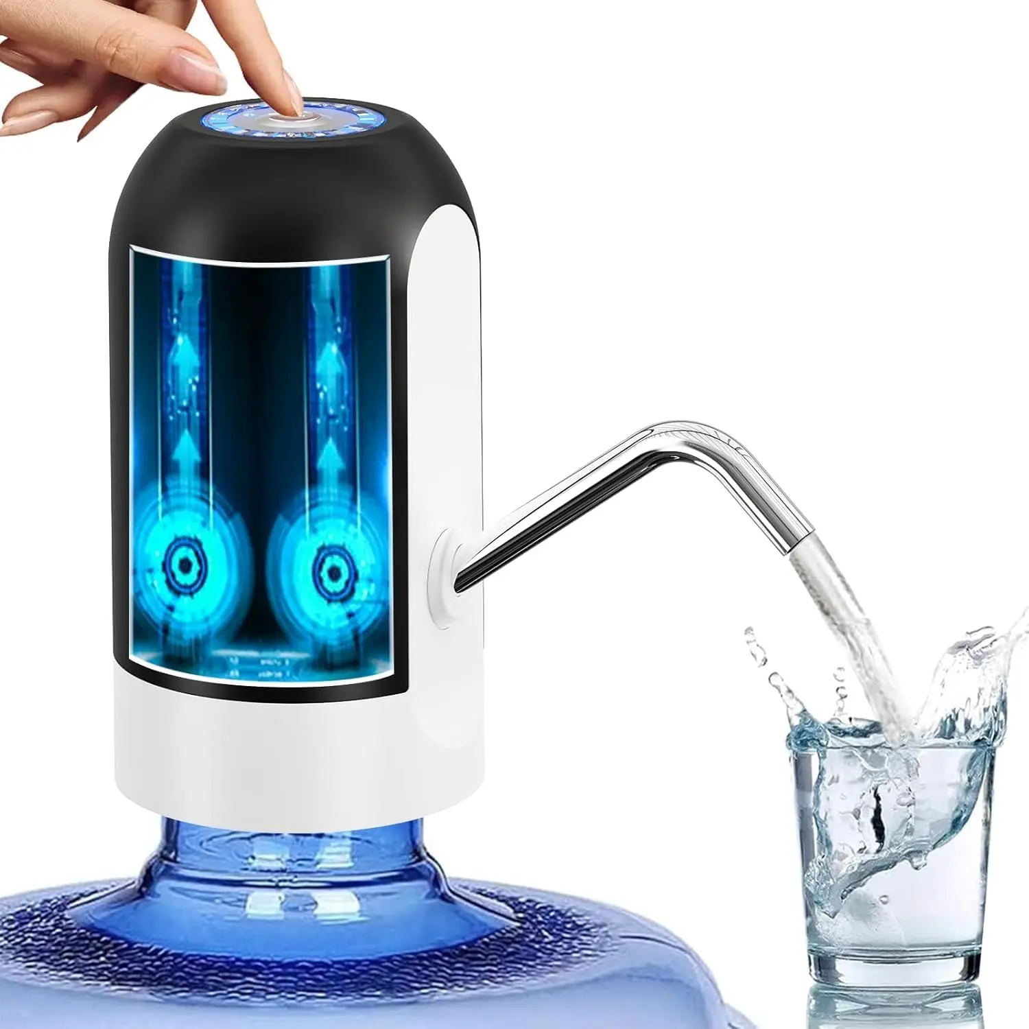 5 Gallon Water Dispenser,Portable USB Charging Water Bottle Pump