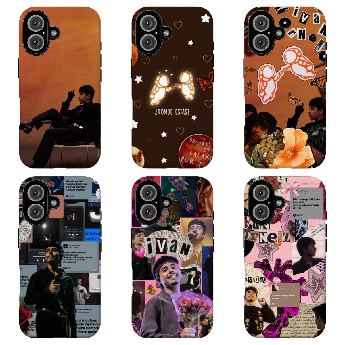 FL-Ivann Cornej0 Collage Phone Case,Music Collage Tough Phone Case For iPhone 11 12 13 14 15 16 17 Air Pro Max for Samsung S26 S25 S24 S23 S22 S21 Case,Gift for her/him/fans
