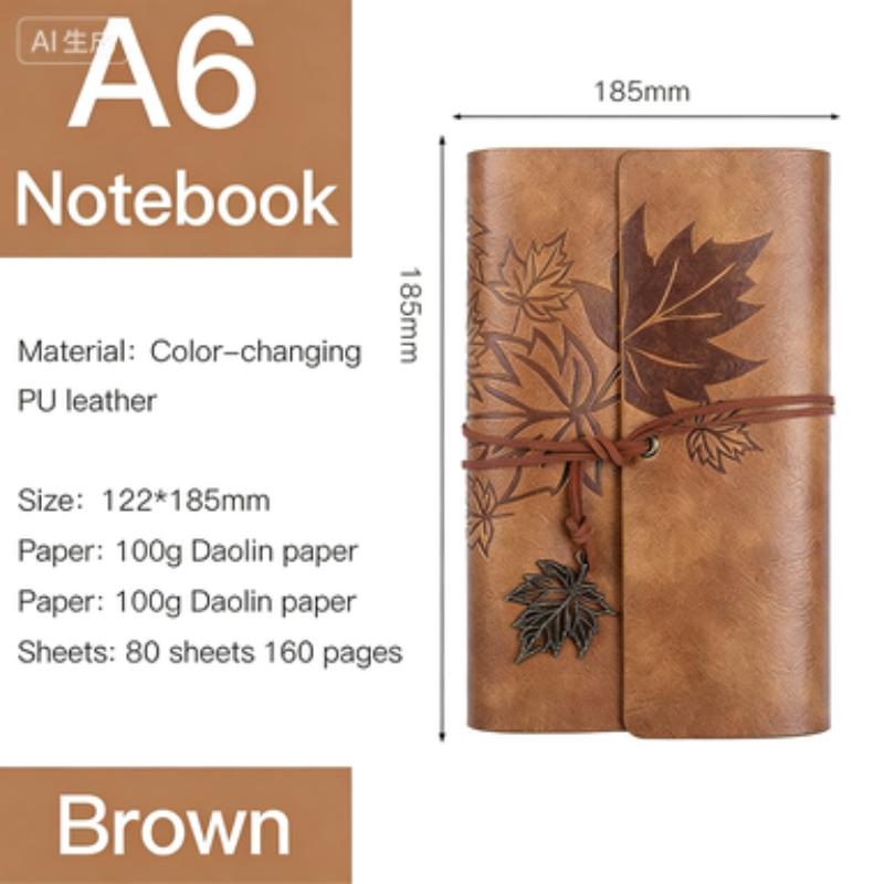 A6/a7 Business Loose-Leaf Notebook, Student Planner, Travel Companion, Portable Diary, Ideal for Notes and Organization
