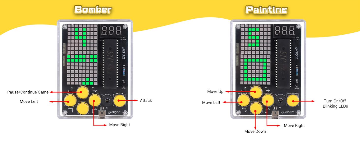 DIY Electronic Soldering Kit, Multi-Function 7-in-1 Hands-On Electronics STEM Kit, Soldering Practice for Students