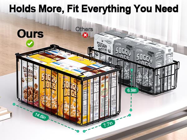 Msercuor Upgraded Freezer Organizer Bins2/4/6/8 Pack MAX Capacity Stackable Baskets for 5/7 Cu.FT Deep Freezers Rust-Proof Airflow-Friendly Kitchen & Pantry Storage Heavy-Duty Anti-Rust Metal Msercuor Upgraded Freezer Organizer Bins2/4/6/8 Pack MAX Capacity Stackable Baskets for 5/7 Cu.FT Deep Freezers Rust-Proof Airflow-Friendly Kitchen & Pantry Storage Heavy-Duty Anti-Rust Metal