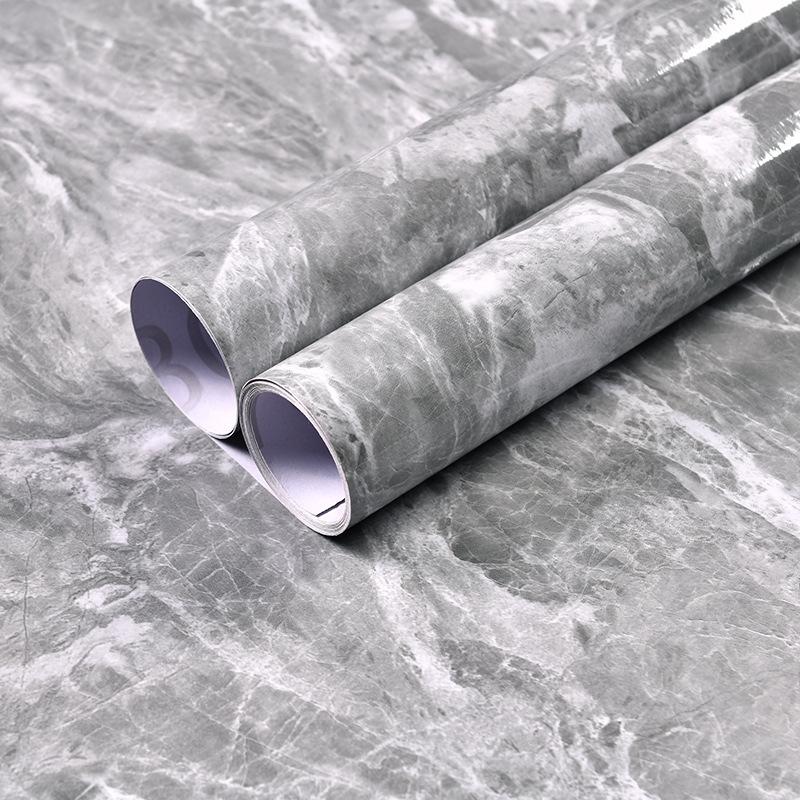 1 Roll 15.7 Inch x 39/79/118 Inches Marble Pattern Self-Adhesive Sticker, Waterproof Decorative Contact Paper for Countertop Furniture Table, Removable Backsplash Wallpaper for Home Living Room Kitchen Bathroom Renovation