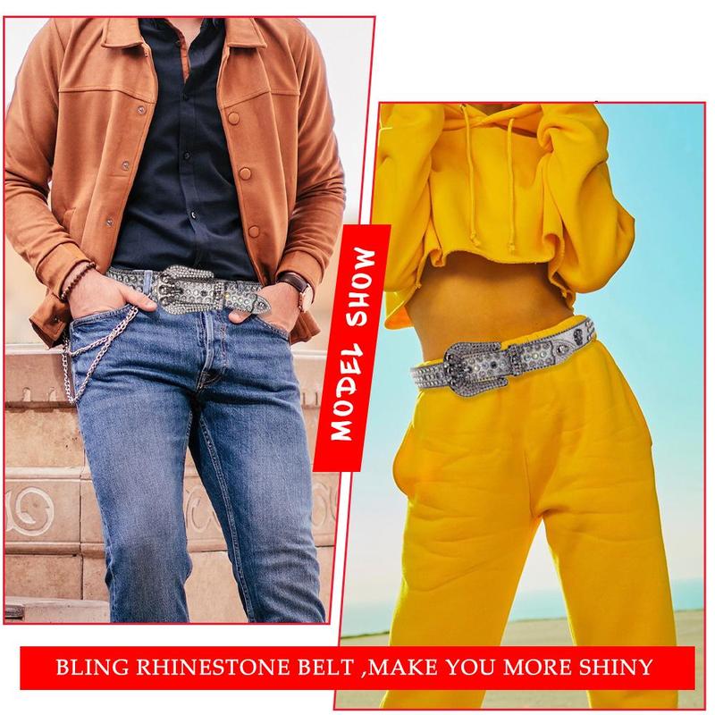 （All handmade）Men's Multicolor Skull Buckle Leather Belt Y2K Gothic Skull Belt for Men & Women | 2025 Edgy Rhinestone & Rivet Designer Belt - Wide Waist Strap for Autumn Parties, Halloween Costumes and Daily Streetwear