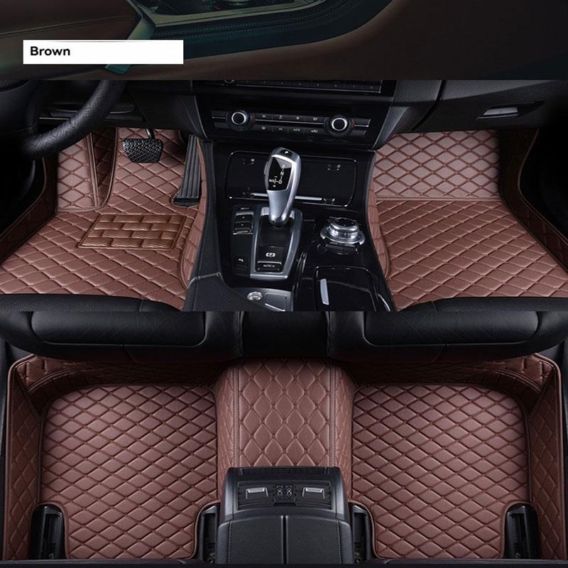 For 2010 Lincoln MKS Custom-Fit Full Coverage Car Floor Mats Easy-Clean Carpet-Style Floor Mats