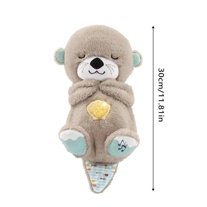 ACCE Stress Relief Koala Breathing Plush Toy, Calming StuffedAnimal with Music Lights & Rhythmic Breathing Action, Sleep Aid Doll, Musical Light Up