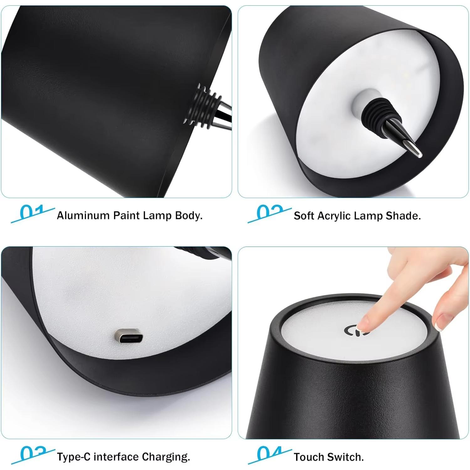 LED Wine Bottle Light Three Color Lights for Living Room Bedroom Study Office Dining Table Indoor Decor Atmosphere Lamp Home Decor Lighting