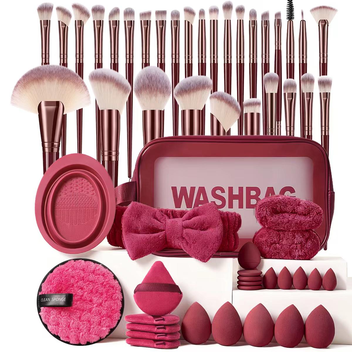 Best-Selling 56-Piece Women's Makeup Set Includes Makeup Brushes, Beauty Sponges, Wash Bag, Perfect Makeup Look, Makeup Brush Kit