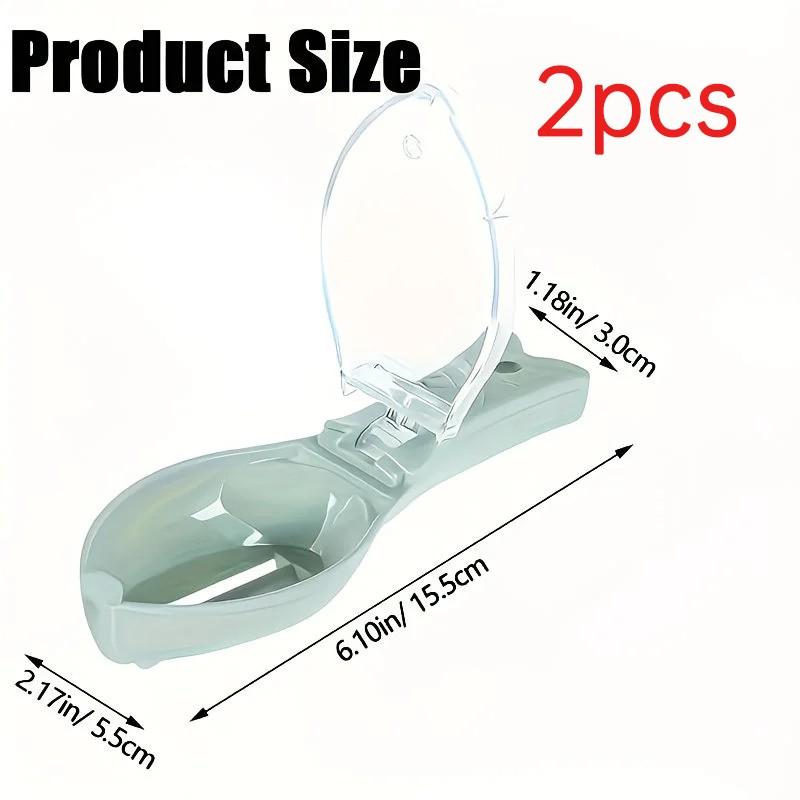 2pc Manual Fish Scale Remover, PP Plastic Fish Scale Scraper, Non-Electric Kitchen Tool, Ideal for Cleaning Fish, Includes Fish Scale Removal Tool