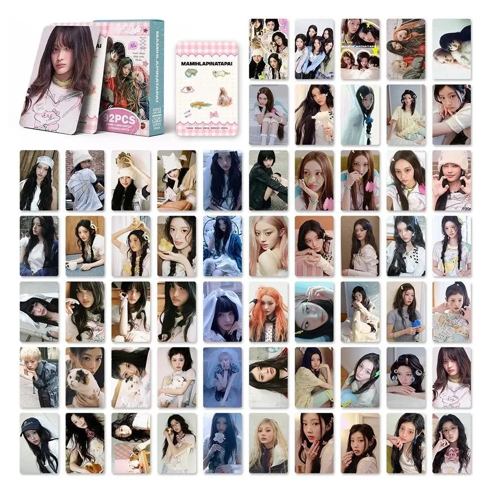 92PCS Korean Hot Idol New Album "MAMIHLAPINATAPAI" HD Lomo Cards YUNAH MINJU MOKA WONHEE IROHA High Quality Small Cards