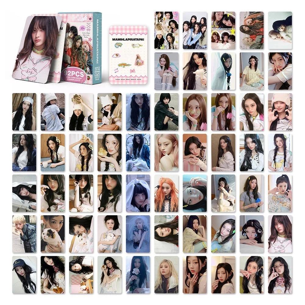 92PCS Korean Hot Idol New Album "MAMIHLAPINATAPAI" HD Lomo Cards YUNAH MINJU MOKA WONHEE IROHA High Quality Small Cards