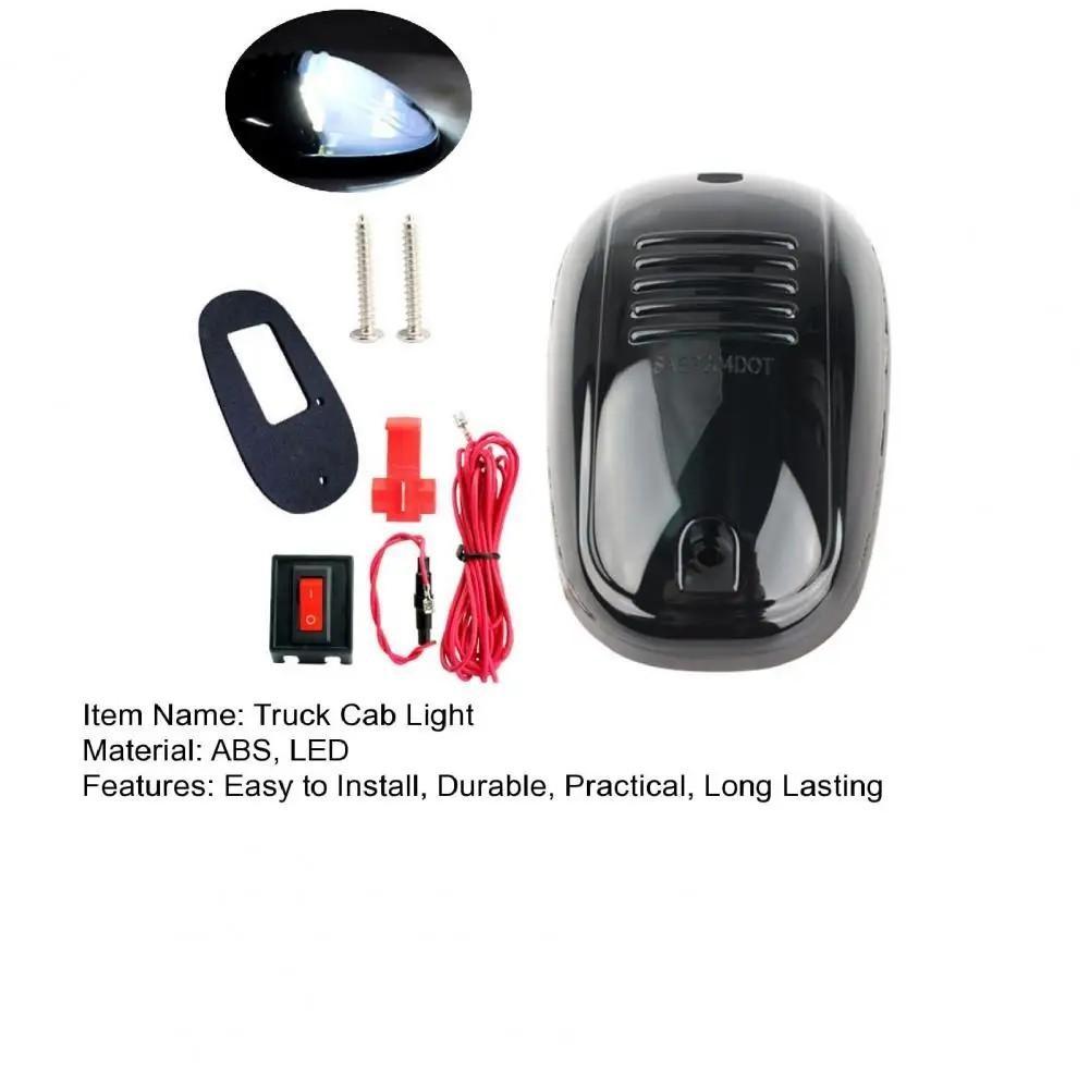 New Smoked 5 Pcs 12 LED Vehicle Car Cab Roof Running Marker Lights for Truck SUV Off Road Set Bulb Lamp Car Styling