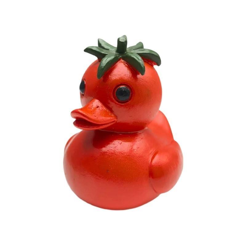 Cute Vegetable Theme 3D Figurine, Statue, Expressive Eyes Nose Mouth, Duck Chicken Pumpkin Broccoli Onion Garlic Beet Cabbage, Resin Desktop Car Kitchen Party Decor