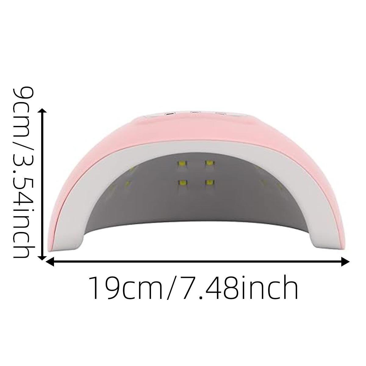 UV LED Nail Lamp, 54W UV Light for Gel Nails with Automatic Sensor/3 Timer Setting Professional Nail Dryer Gel Polish Curing Lamp Nail Art Tools