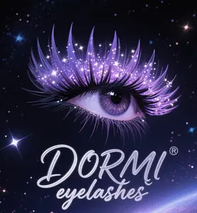 DORMI eyelashes. shop logo