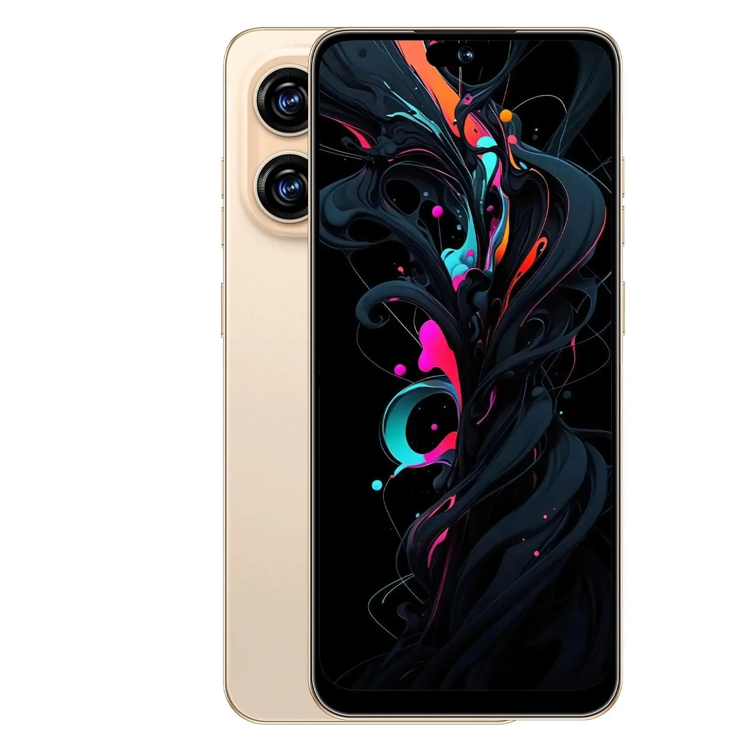 16 Pro Max Smartphone, 4+64GB Storage, Mtk6750 Octa-Core, Android 10, 4g Full Network, Dual Cameras, 4100mah Battery, Face & Fingerprint Unlock