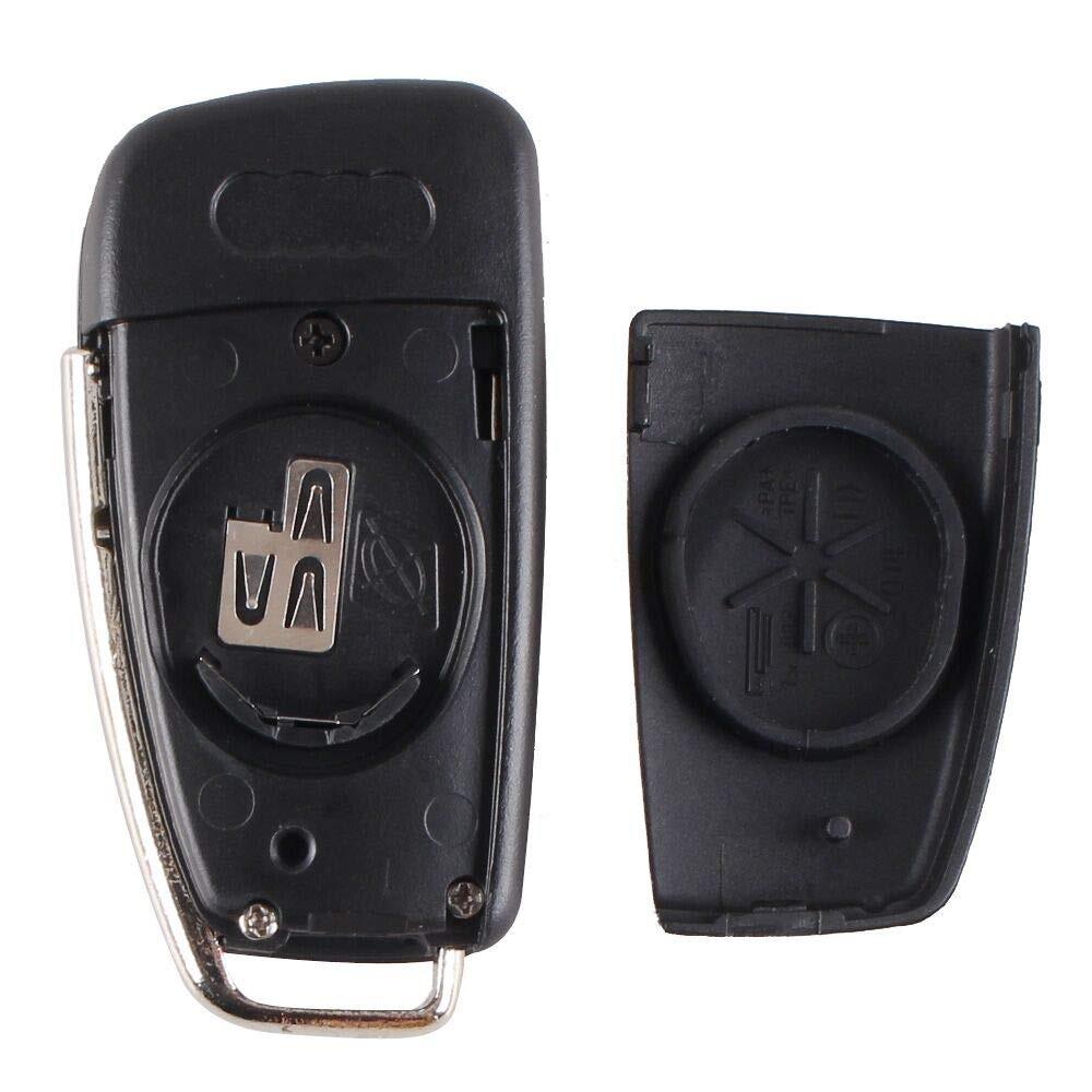 Audi Keyless Entry Remote Control Replacement, Compatible with Audi Models A3/a4/a6/a8/tt/q7/s6, No Chip Included, 4-Button Design