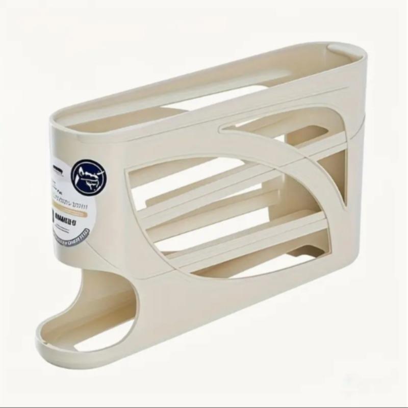 3 Layer Egg Storage Box, Large Capacity Egg Rack, Automatic Rolling Egg Holder, Kitchen Fridge Organizer, Home Use, Stackable Fridge Organizer