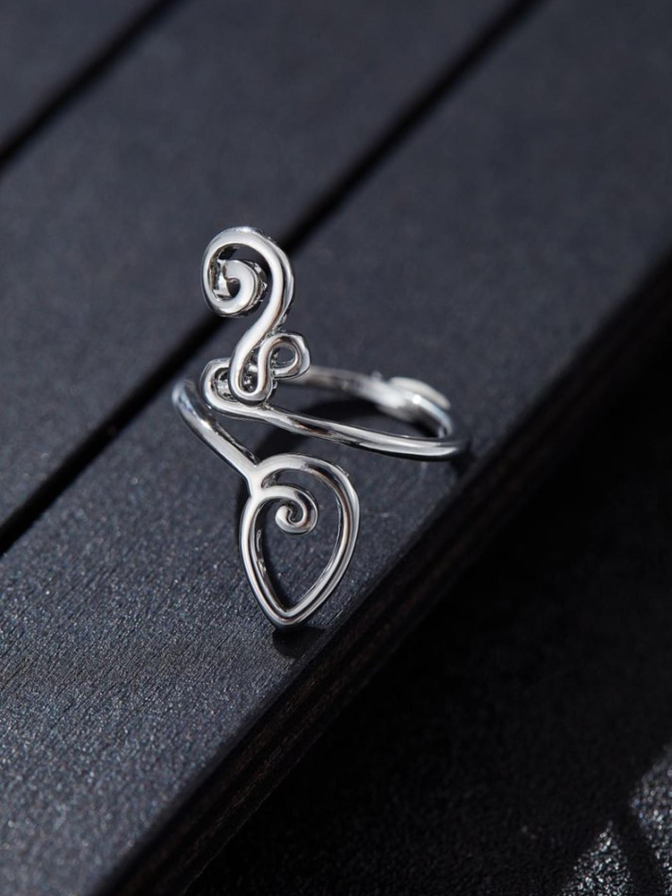 Boho Style Adjustable Toe Ring, Fashionable Foot Jewelry for Women & Girls, Trendy All-match & Exquisite Cute Jewelry for Birthday Gift