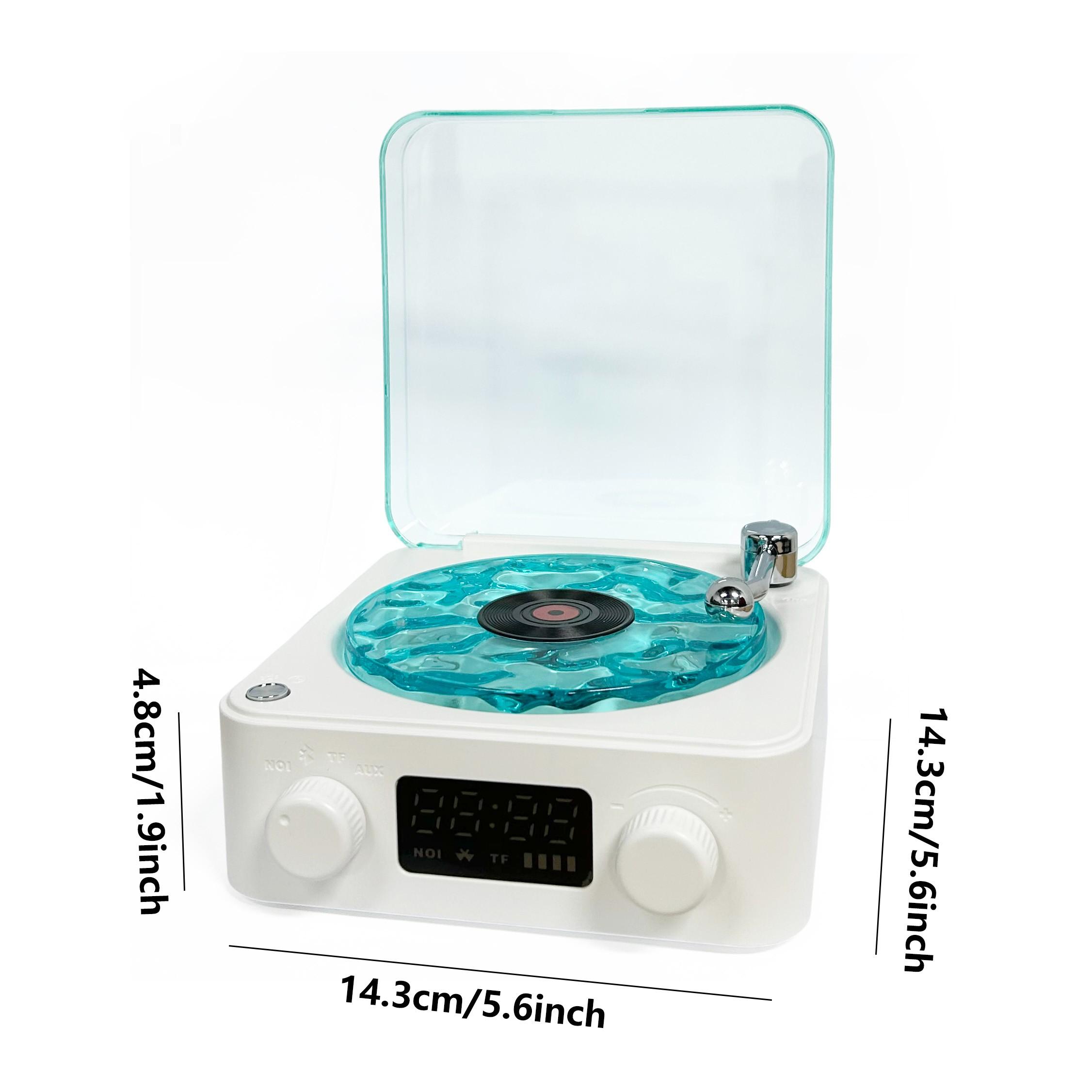 Wireless Speaker, White noise speaker, Multifunctional Desktop Speaker with USB Port & AUX Input, Speaker with Environment Light Adjustment Modes, Decorative, Gifts