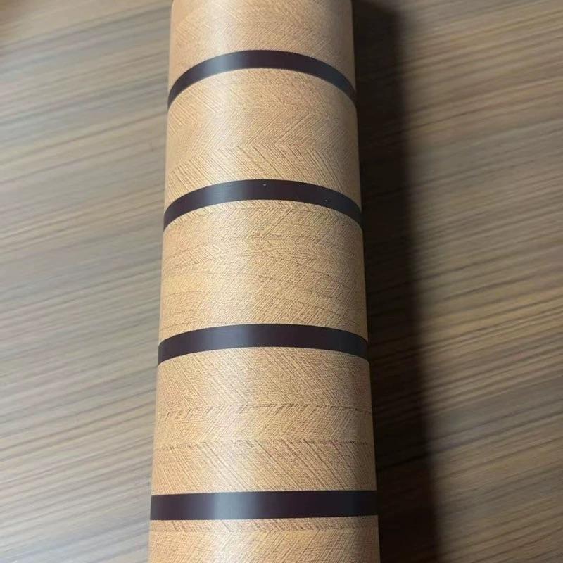 Fishbone Pattern Wallpaper Roll, Self-adhesive Foam Vinyl Material, Thickened Wallpaper, Pre-pasted Peel and Stick, Suitable for Ceiling and Partition Decoration, Offroom Feature Wall Decoration, Home Decor